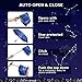 ECOBRELLA Travel Size Umbrella-Portable Compact Umbrella for Sun and Rain-Automatic Umbrellas with Fashion Design