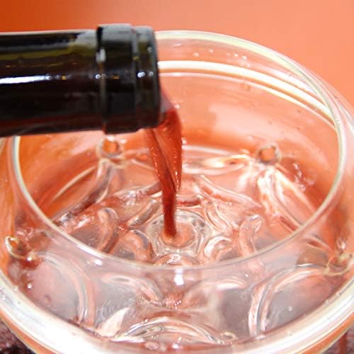 Miniatura 6 de ALEVMOOM Dispensador y soporte para 6 chupitos, dispensador de chupitos para llenar líquidos, dispensador de múltiples 6 chupitos, dispensador de