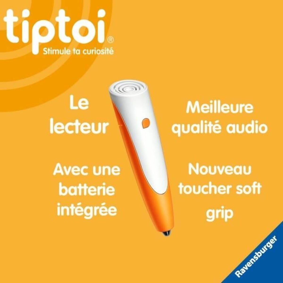 Ravensburger - tiptoi - Interactief spel - Babydieren - Elektronisch educatief spel, zonder scherm - Vanaf 2 jaar - Franse versie - 00 187