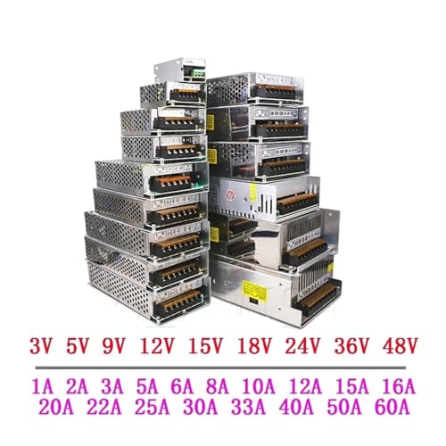 Alimentation à découpage réglable 220V vers DC 18V 15A pour transformateur universel