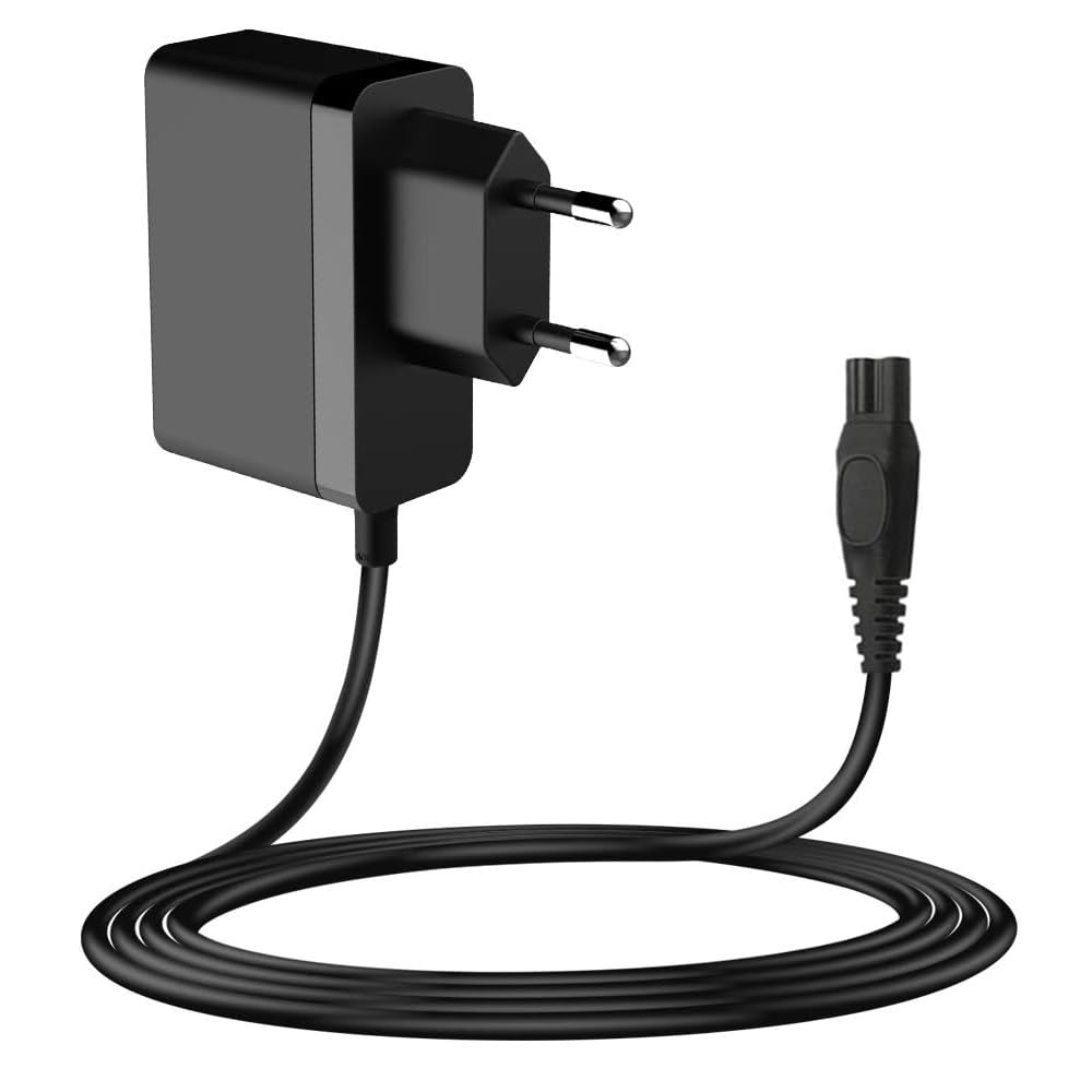 TECHZOCO Alimentador afeitadoras, Cargador Afeitadora, Compatible con Philips Norelco hq8505 7000 5000 9000 3000, MG7770, QP6530, QP6520, MG7720, BG5020, 1000, 3000, 5000, 7000, 9000, 15V 5.4 W