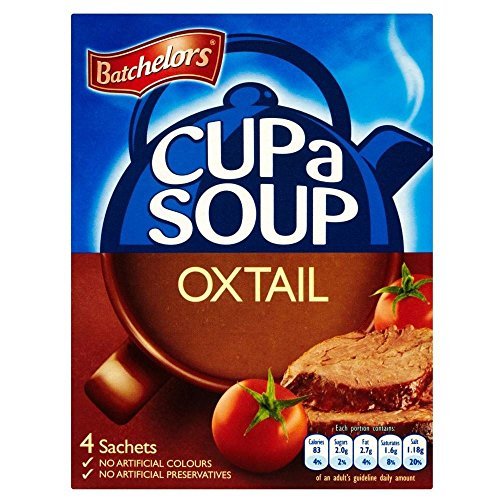 Batchelors Cup a Soup Oxtail (4 per pack - 78g) - Pack of 6 by Batchelors