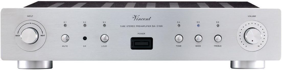 Vincent Audio - SA31 MK Hybrid Stereo Preamplifier - Silver