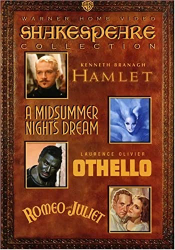 Shakespeare Collection (Hamlet 1996 / A Midsummer Night's Dream 1935 / Othello 1965 / Romeo & Juliet 1936)