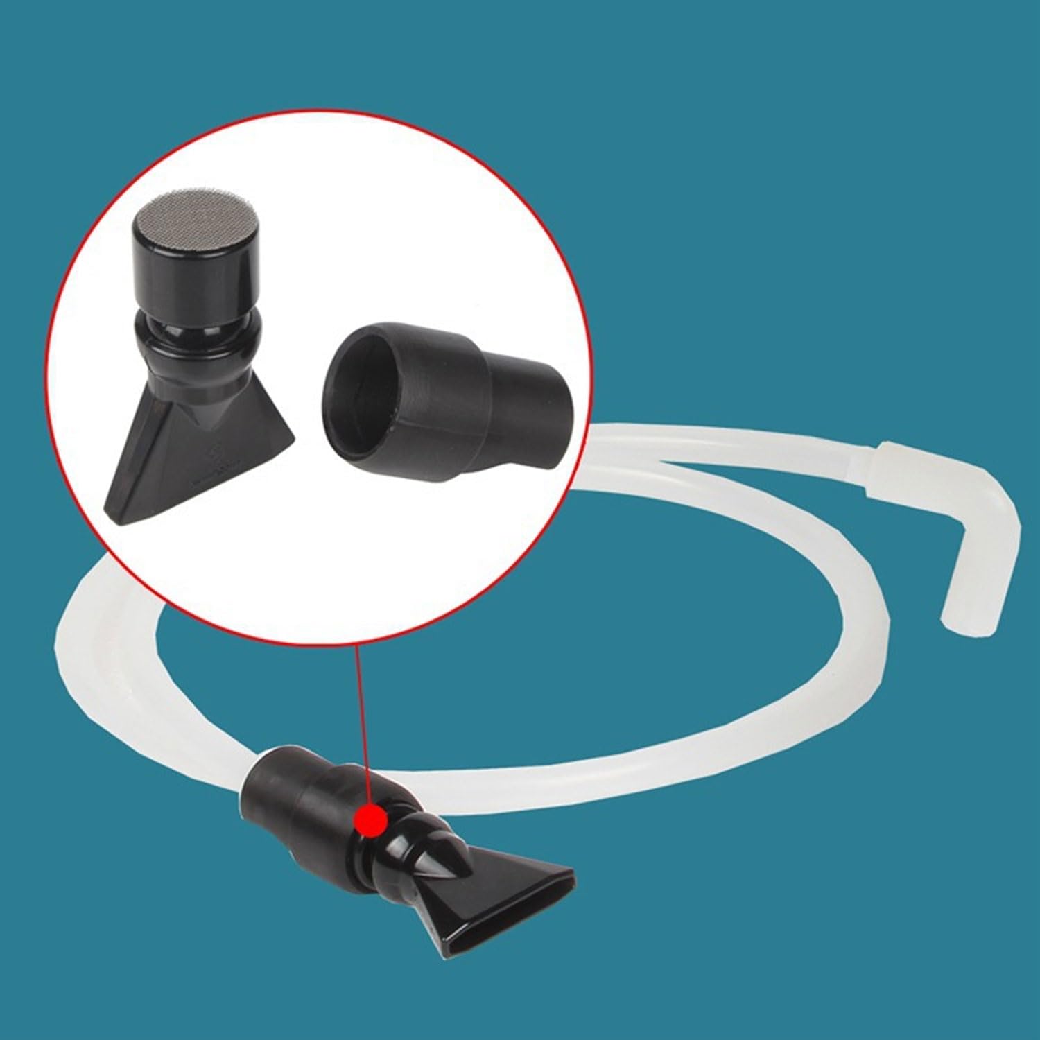 JOSBY Werkzeug Zum Recycling Von 3D-druckerharz, Industrielle 3D-druckerharzpumpe Mit Digitalanzeige, Fördermenge 1–2 L/min, 360° Drehbare Saugdüse, Für Lichtempfindliche Materialien