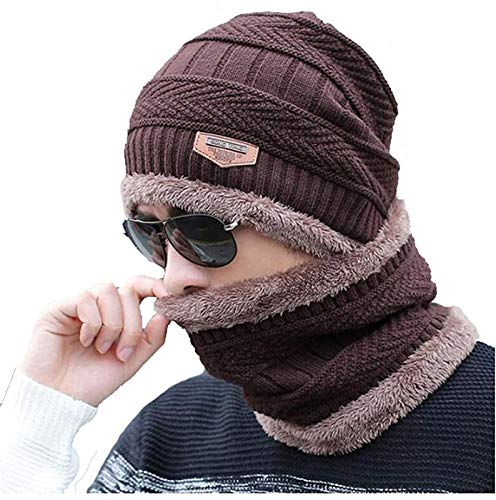 BRATS N BEAUTY® Brown Color Premium Quality Ultra Soft Unisex Woolen Beanie Cap + Neck Scarf Set for Men I Women I Girl I Boy - Warm, Snow Proof - 20 Degree Temperature (B08CDM3XKY) Amazon Price History, Amazon Price Tracker