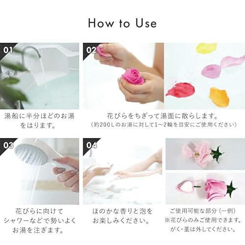 キューフラ(Q-FLA) ソープフラワー 入浴剤 ブーケ 花束 1輪 ミニケリー