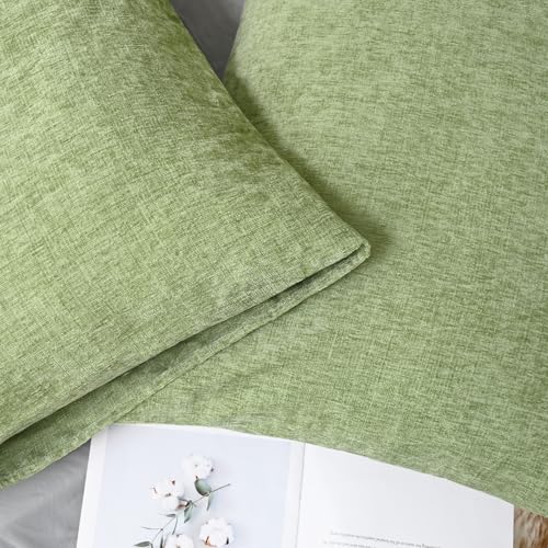 image for CaliTime Throw Pillow Covers Decorative 20 X 26 Inches Pack of 2 Cozy 