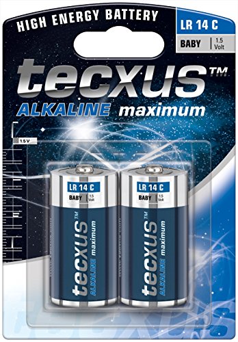 Tecxus LR14 2-BL Single-Use Battery C Alcalino 1,5 V - Pilas (Single-Use Battery, C, Alcalino, Cilíndrico, 1,5 V, 2 Pieza(s))