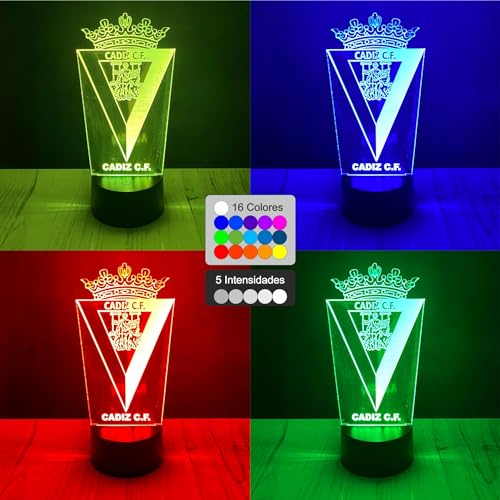 Riscko Lampara 3D Futbol Juguete de luz nocturna 3D, adecuado