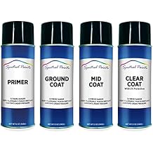 Spectral Paints Compatible/Replacement for Hyundai WC9 Hyper White Cream Pearl - Aerosol Primer, Ground, Mid & Clear Spray Paint