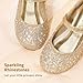 DREAM PAIRS Toddler Girl's Dress Shoes Mary Jane Rhinestone Ballerina Flat for Party, Birthday, Performance, Wedding,Size 9 Toddler,Gold,ANGEL-66-1
