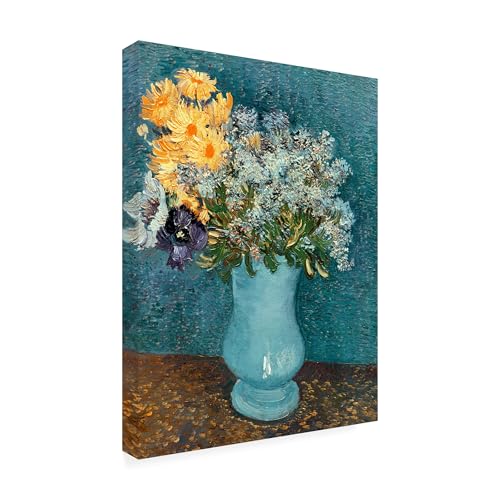 Vase of Flowers Canvas Art by Vincent Van Gogh