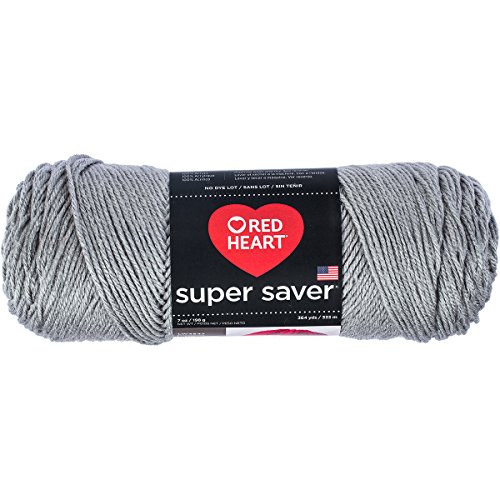 Red Heart Super Saver Yarn, Solid - Dusty Grey