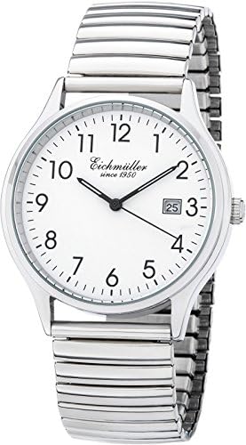 Regent Herenhorloge met lederen band roestvrij staal 20 ATM kwarts weekdag datum DayDate F-1255 Regent Herenhorloge met lederen band roestvrij staal 20 ATM kwarts weekdag datum DayDate F-1255