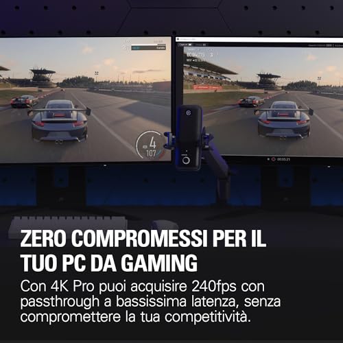 4K Pro, Scheda Acquisizione Interna: Passaggio diretto 8K60|4K60 HDR10 con Latenza Ultra-Bassa su PS5|Pro, Xbox Series X|S, Nintendo Switch 2, OBS e Altro, per Streaming, Compatibile PC|Dual PC - Scheda video - Immagine 4