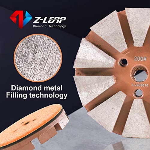 Disque diamant béton grain 200 meulage pierre et quartz Metal Bond - 2