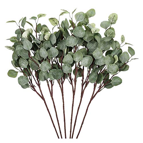 shuaiguo for la fête Artificielle Maison De Mariage 6 PCS Sprays Vert Eucalyptu Décor Décor Floral Cage for Fleurs Artificielles Fleurs séchées (Color : Green, Size : One Size)
