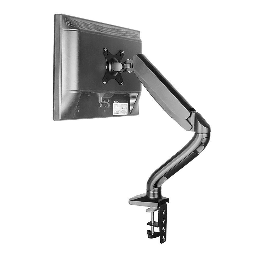 Support mural pour écran TV de 17 à 27 pouces avec bras de moniteur réglable LED