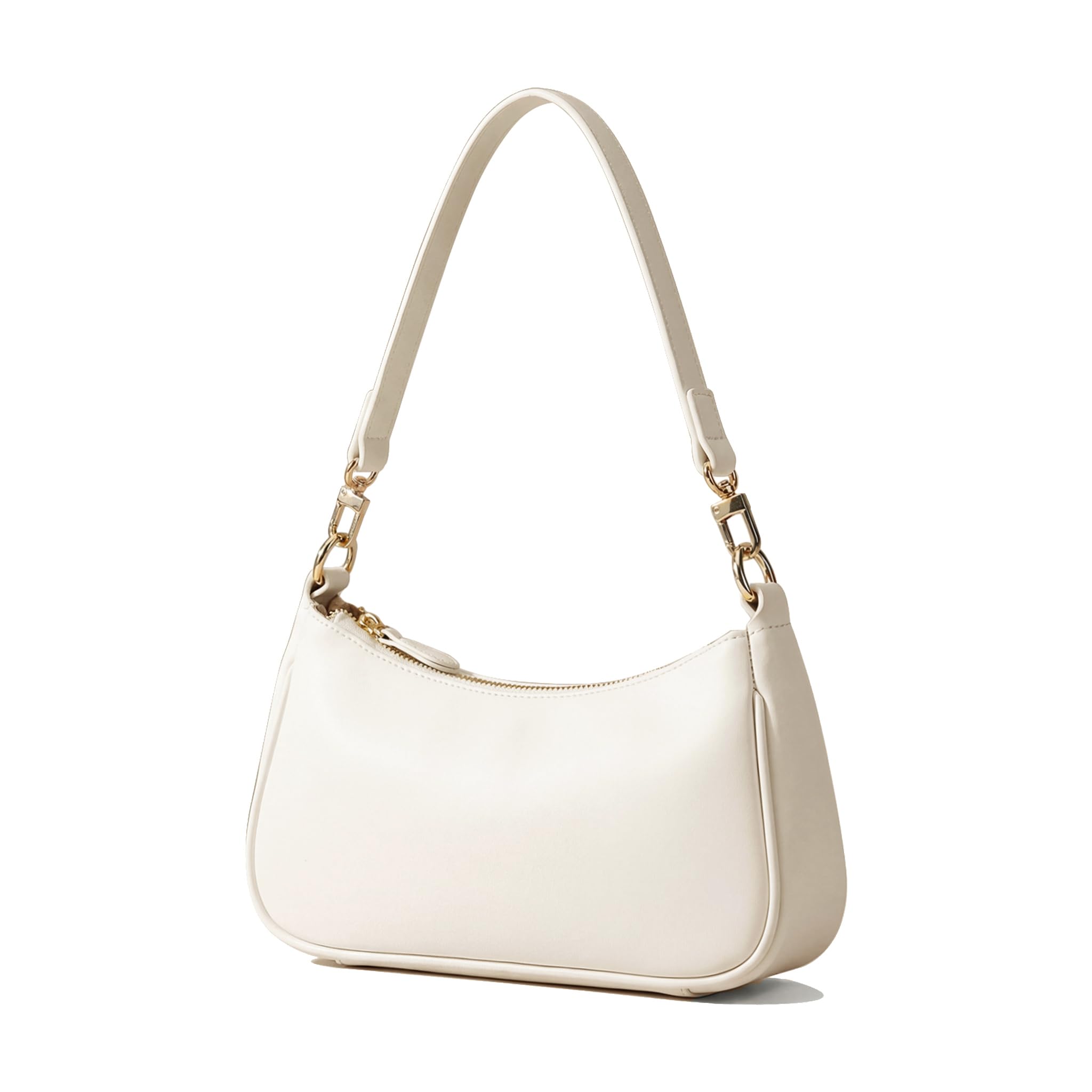 vodiu Clutch Tote Handbags with 2 Removable Straps and Zipper Closure Crossbody Bags Shoulder Purse Handbag for Women, Beige
