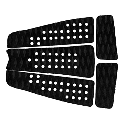Jili Online 9X Non-Skid Front Foot Traction Pad Deck Grip & Tail Pad for Surf Board