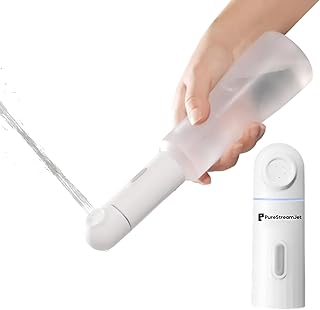 Portable USB Rechargeable Electric Bidet – Personal Hygiene Sprayer with Adjustable Water Pressure for Travel and Home Use, White