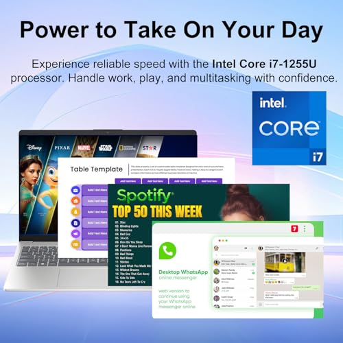 Image of HP 2026 New Generation 15.6'' Business & Student Laptop | Intel i7-1255U 10-Core Processor | 16GB RAM | 1TB SSD | Up to 9 Hours Battery | Fast Wi-Fi 6 & HD Webcam | Windows 11 | WOWPC USB