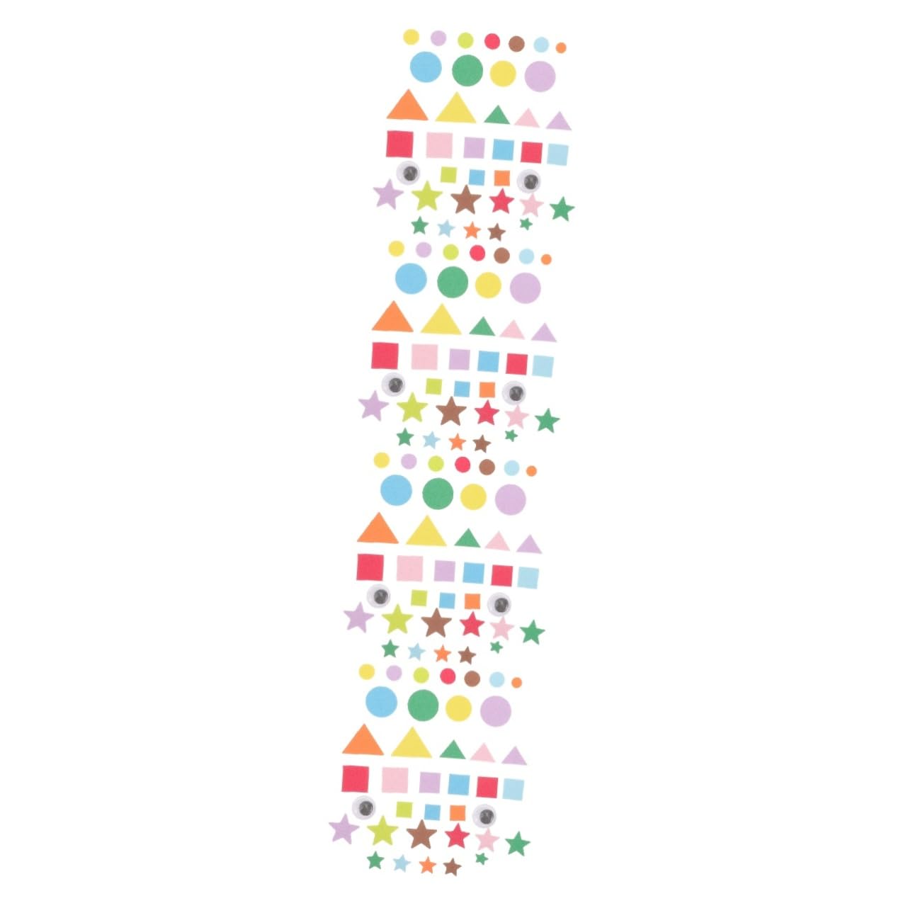 SHINEOFI 4juegos Pegatinas Geométricas Autoadhesivas Para Niño Niña De Espuma Colorida Para Manualidades y Decoración Infantil Para Scrapbooking y Proyectos Creativos Casa o Jardín De