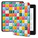 Produktbild A-BEAUTY Hülle für Kindle Paperwhite 2018, Schlankes Premium Leder Smart Cover mit Auto Schlaf/Wach für Amazon Kindle Paperwhite(Das Modell der 10. Generation 2018), Magischer Würfel