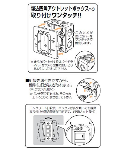 ミンク　マルチパーパス　カバー／グレージュ　特注品／GAKE日本製❣️ Amazon.co.jp: 未来工業(MIRAI) プラスチック製塗代カバー
