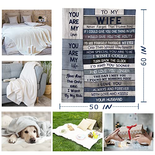 Wifegiftsiloveyouromanticblanketsforwife60x50coolbirthdaymothersdayanniversaryweddinggiftideasfromhusband Urban Country Home Decor Wife gifts i love you romantic blankets for wife 60 x 50 cool birthday mothers day anniversary wedding gift ideas from husband urban country home decor