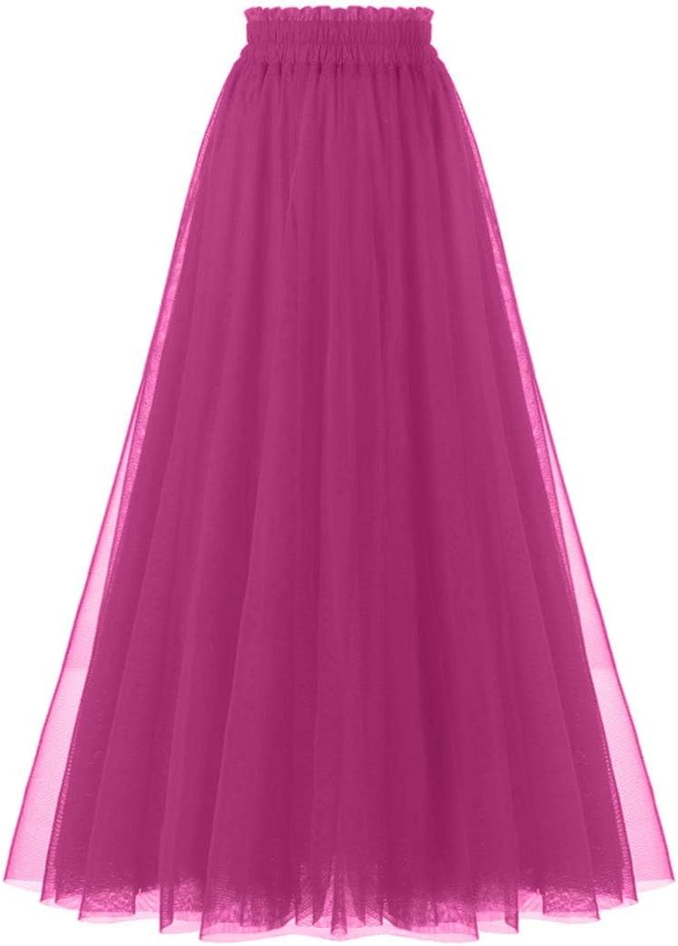 A-line tulle party skirt, tea length