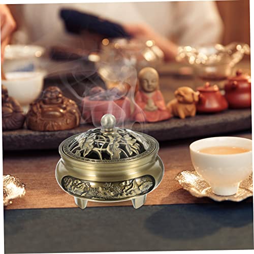 IMIKEYA Queimador De Incenso Decoração De Interiores Cone Suporte De Incenso Decoração De Metal Deco