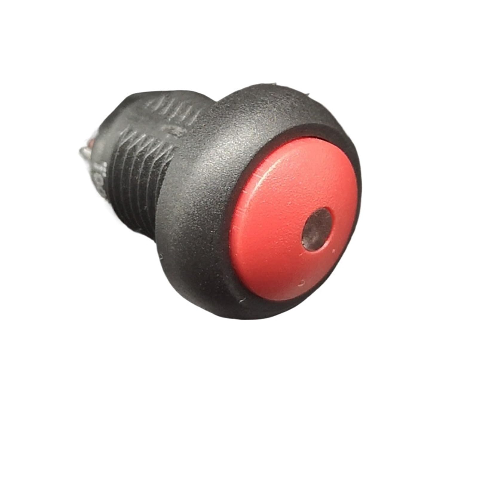 10 Stück 12mm Schalter Selbstrückstellung KEINE Selbstsperre Beleuchtung Rot Schwarz Punkt Led-licht 12mm Schalter Druckschalter Wasserdicht IP67(Green,SELF RESET_LED VOLTAGE 6V)