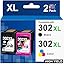 Cartouche d'encre noire remanufacturée compatible HP 303 XL, cartouch hp 303 xl