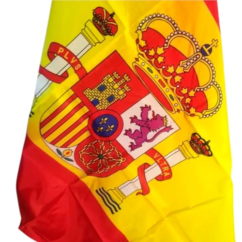 Bandeira Premium Espanha 90 x 150 cm Costura Reforçada
