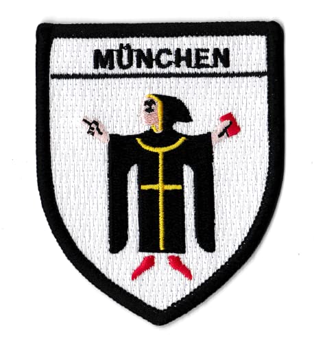 Aufnäher München Aufnäher bestickt Wappen zum Aufbügler München Stadtwappen