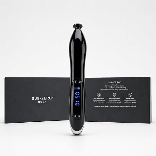Sub-Zero Nova Cold Plasma Device for Rosacea, Acne and Eczema, No Chemicals, Lifetime Warranty, 60-Day Trial, No Chemicals, No Actives, No Heat. Nova Max Available On Website