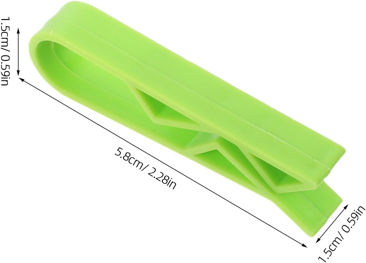 300pcs Plastic Kitchen Garbage Bin Edge Clip for Trash Bag Stability