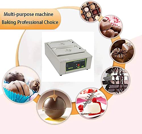 Horno Fundidor de Chocolate 1000W con 2 Tanques y Control 0-95°C miniatura 4