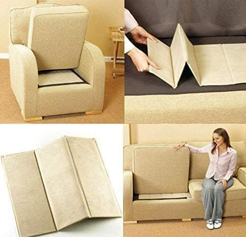 Sofa Rejuvenator Board - Foldable & Sagging Sofa Support Board under Seat Cushions & Sofa Saver-Non-Slip - 3 Seater