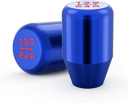 Miniatura 6 de Viemx&Bm Pomo de cambio de 5 velocidades, extensión JDM Racing manual automático con adaptador atornillado para Mazda Miata Subaru Focus ST 350z