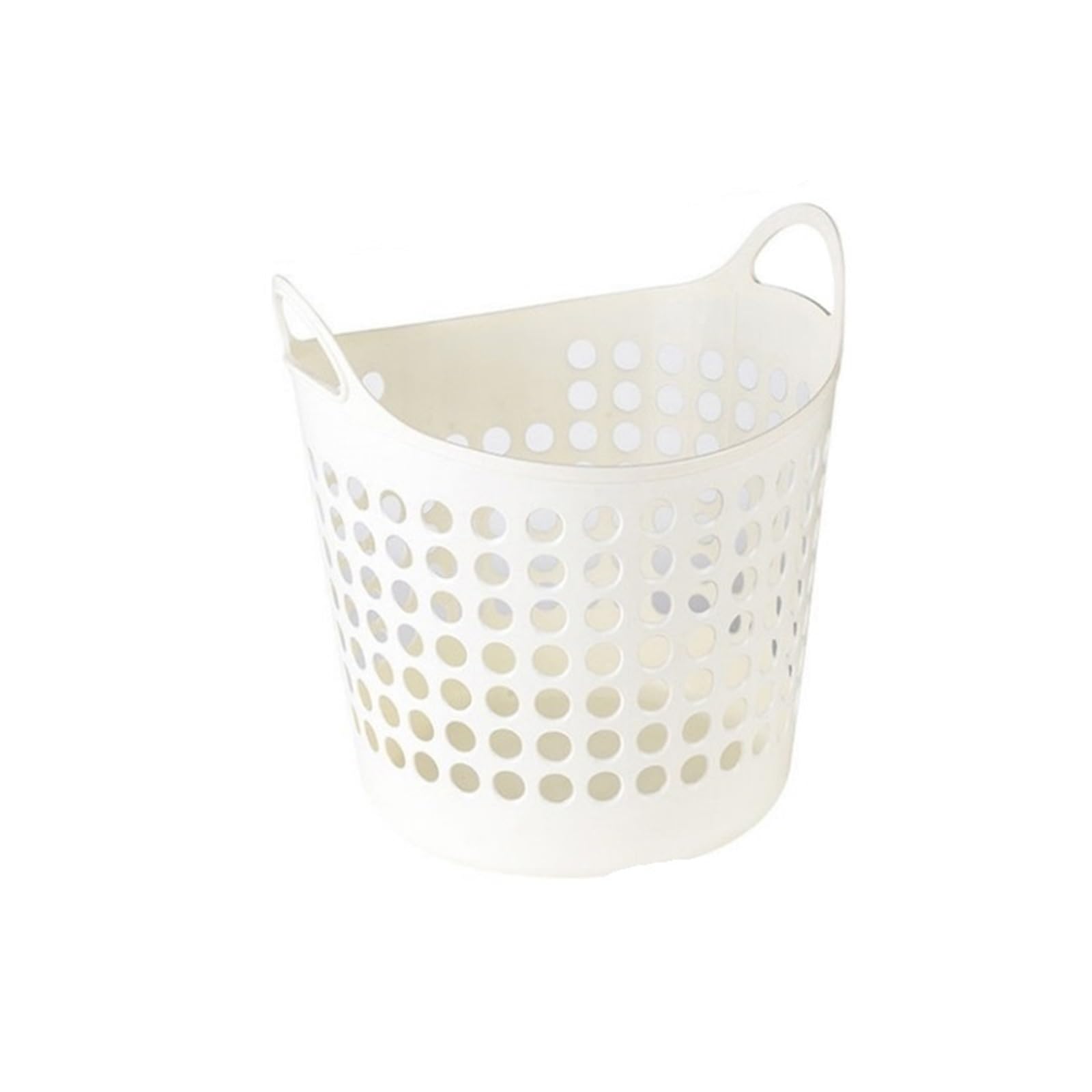 Plastic Laundry Basket With Handle Household Clothes Storage Large For Bedroom(Color3)