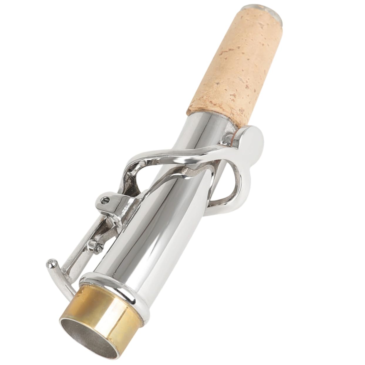 ibasenice 6pezzi Collo Per Sassofono Accessori Professionali Per Sassofono e Soprano Design Dritto e Curvo Resistente e Leggero Per Musicisti e Appassionati Di Musica