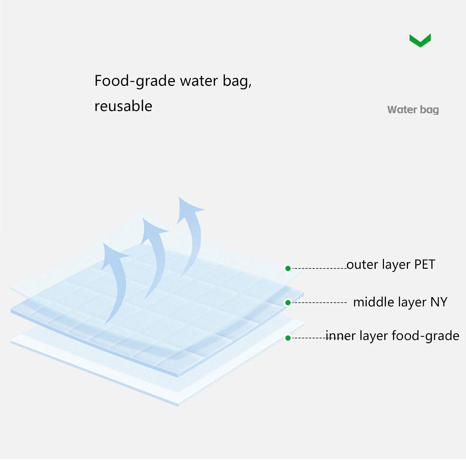 10L Outdoor Container with Dispersion Practical Option for Foliage Care Adjustable Stream Watering Bag