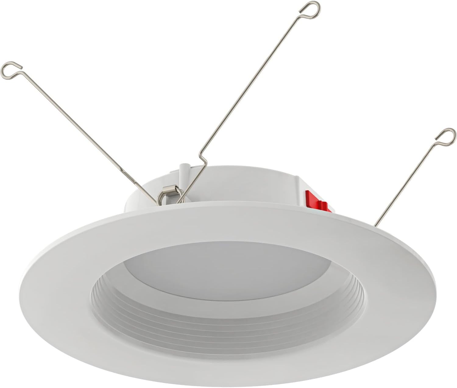 RAB Lighting R34 Series LED Recessed Downlight-5 Selectable Colors 2700K-5000K-7W/10W High Efficiency-90+CRI-Dimmable-Easy Install with E26 Base-Ideal for Home/Office/Hospitality (R34-6B/BP, 12)