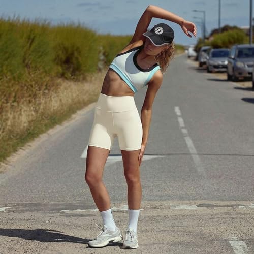 Image of FULLSOFT High Waisted Biker Shorts for Women-5 inch Tummy Control Fitness Athletic Workout Running Yoga Gym Shorts