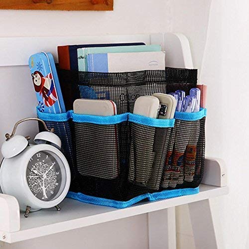 MVM ENTERPRISE (1 pc Storage Hanging Mesh Fabric 8 Pockets Portable Bath Shower Tote Caddy Cosmetics Organizer with Bathroom Bags 1