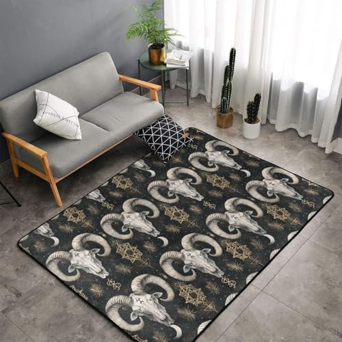 Tapis de salon lavable et antidérapant pour éliminer les taches - 5