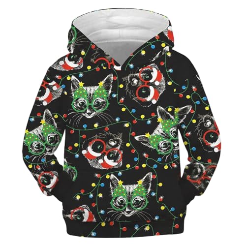 Sudadera para niño con capucha para niño, algodón, manga larga, suéter, informal, cálido, otoño, invierno, ropa infantil, transpirable, básica, clásica, A2